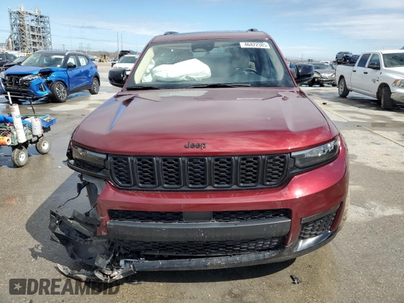 2022 Jeep Grand Cherokee Limited с VIN 1C4RJJBG9N8608807, выставлен на аукционе Copart как лот 46422385 с пробегом 49 200 миль миль и Списание • Salvage title. История ставок и продаж доступна на DreamBid. Изображение 5.
