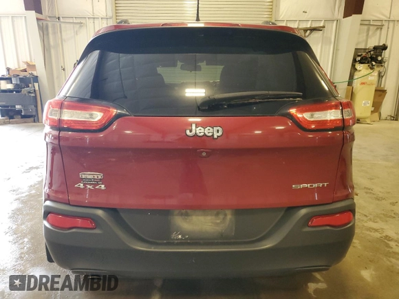 2017 Jeep Cherokee Sport z VIN 1C4PJMAB2HW529669, wystawiony jako Copart lot #64815545 z przebiegiem 81 036 mil mil oraz Szkoda całkowita • Salvage title. Historia ofert i sprzedaży dostępna na DreamBid. Obrazek 6.