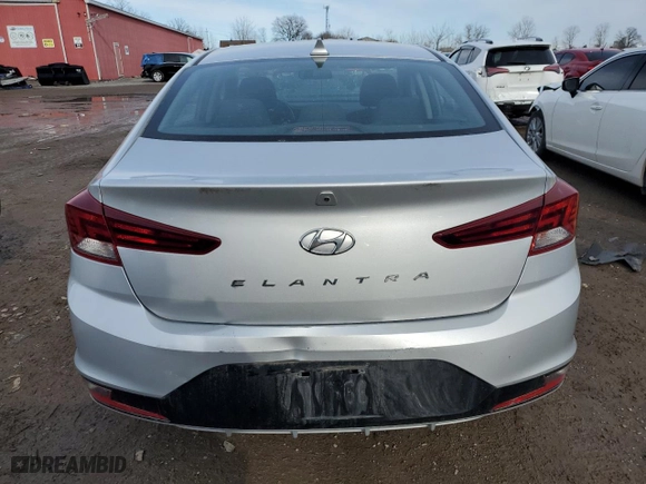2019 Hyundai Elantra SEL with VIN KMHD84LF3KU791570, listed as a Copart auction lot 48252685 with 82,882 mi miles and Clean Title. Bid and sale history available at carsss.com. Image 6.