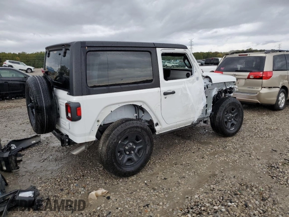 2024 Jeep Wrangler Sport S z VIN 1C4PJXAN7RW134755, wystawiony jako Copart lot #79609434 z przebiegiem 3 640 mil mil oraz Szkoda całkowita • Salvage title. Historia ofert i sprzedaży dostępna na DreamBid. Obrazek 3.