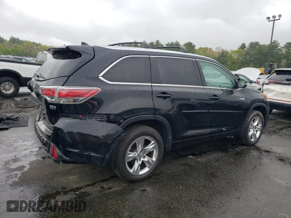 2015 Toyota Highlander Hybrid Limited with VIN 5TDDCRFH0FS008292, listed as a Copart auction lot 54967764 with 115,671 mi miles and Salvage Title. Bid and sale history available at carsss.com. Image 3.