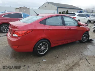 2013 Hyundai Accent GLS with VIN KMHCT4AE6DU463289, listed as a Copart auction lot 49876525 with 136,662 mi miles and Non Repairable. Bid and sale history available at carsss.com. Image 3.