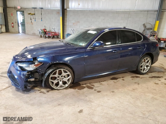 2020 Alfa Romeo Giulia Ti Sport with VIN ZARFANBN9L7626533, listed as a Copart auction lot 49007385 with 20,435 mi miles and Salvage Title. Bid and sale history available at carsss.com. Image 1.