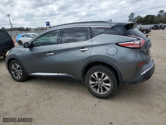 2016 Nissan Murano S with VIN 5N1AZ2MG2GN142386, listed as a Copart auction lot 47591095 with 132,496 mi miles and Salvage Title. Bid and sale history available at carsss.com. Image 2.