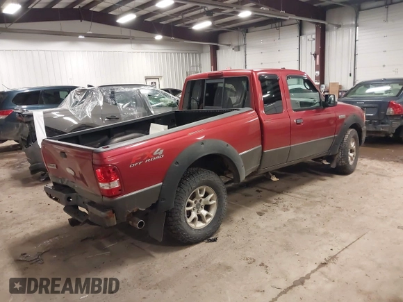 2009 Ford Ranger XLT with VIN 1FTZR45E49PA11760, listed as a IAAI auction lot 41694586 with 56,863 mi miles. Bid and sale history available at carsss.com. Image 4.