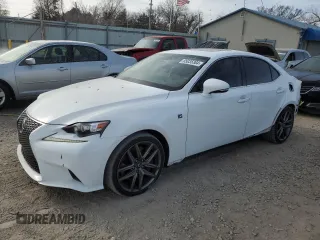 2015 Lexus IS 350 with VIN JTHBE1D21F5022692, listed as a Copart auction lot 85035384 with 87,443 mi miles and Salvage Title. Bid and sale history available at DreamBid. Image 1.