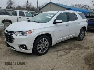 2020 Chevrolet Traverse Premier with VIN 1GNEVKKW3LJ288848, listed as a Copart auction lot 44077785 with 89,875 mi miles and Salvage Title. Bid and sale history available at carsss.com. Image 1.