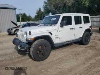 2020 Jeep Wrangler Unlimited Sahara с VIN 1C4HJXEN5LW207076, выставлен на аукционе Copart как лот 59461645 с пробегом 57 559 миль миль и Списание • Salvage title. История ставок и продаж доступна на DreamBid. Изображение 1.
