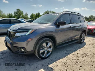 2019 Honda Passport Touring with VIN 5FNYF8H93KB018614, listed as a Copart auction lot 60884775 with 22,809 mi miles and Salvage title. Bid and sale history available at DreamBid. Image 1.