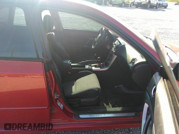 2005 Subaru Legacy GT with VIN 4S3BL686756218310, listed as a IAAI auction lot 36993030 with Not provided miles and . Bid and sale history available at DreamBid. Image 5.