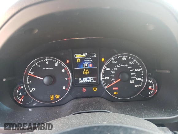 2014 Subaru Legacy with VIN 4S3BMCN62E3003905, listed as a Copart auction lot 63877385 with 93,533 mi miles and Salvage title. Bid and sale history available at DreamBid. Image 9.
