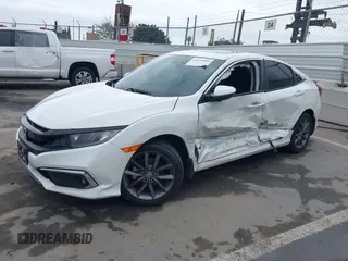 2019 Honda Civic Sedan EX with VIN 19XFC1F38KE210039, listed as a IAAI auction lot 41870809 with 23,391 mi miles. Bid and sale history available at carsss.com. Image 17.