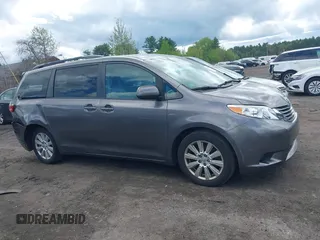 2017 Toyota Sienna LE with VIN 5TDJZ3DC5HS182934, listed as a IAAI auction lot 42202318 with 57,798 mi miles and . Bid and sale history available at DreamBid. Image 13.