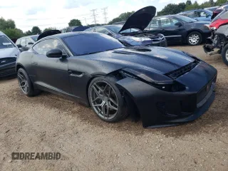 2017 Jaguar F-Type with VIN SAJWB6A64H8K38118, listed as a Copart auction lot 66605794 with 48,805 mi miles and Salvage Title. Bid and sale history available at DreamBid. Image 4.