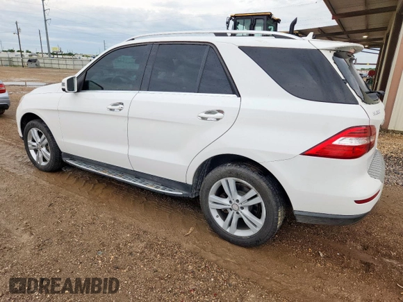2014 Mercedes-Benz M 350 with VIN 4JGDA5HB3EA391966, listed as a Copart auction lot 60421605 with 130,874 mi miles and Salvage title. Bid and sale history available at DreamBid. Image 2.