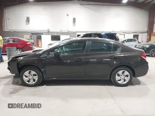 2013 Honda Civic LX with VIN 19XFB2F54DE264712, listed as a IAAI auction lot 42116713 with 45,574 mi miles and . Bid and sale history available at DreamBid. Image 14.