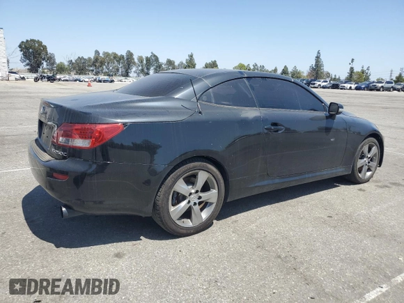2010 Lexus IS 250 C z VIN JTHFF2C26A2514117, wystawiony jako Copart lot #61644135 z przebiegiem 125 940 mil mil oraz Szkoda całkowita • Salvage title. Historia ofert i sprzedaży dostępna na DreamBid. Obrazek 3.