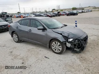 2020 Nissan Sentra S with VIN 3N1AB8BV4LY234757, listed as a Copart auction lot 51538765 with 53,342 mi miles and Salvage Title. Bid and sale history available at DreamBid. Image 4.