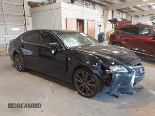 2013 Lexus GS 350 with VIN JTHCE1BL5D5003852, listed as a IAAI auction lot 41012068 with 203,798 mi miles. Bid and sale history available at carsss.com. Image 1.