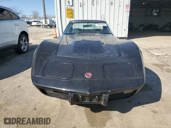 1976 Chevrolet Corvette with VIN 1Z37L6S431663, listed as a Copart auction lot 49045205 with 12,830 mi miles and Clean title. Bid and sale history available at DreamBid. Image 5.