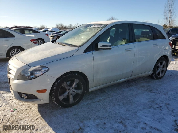 2014 Mercedes-Benz B-Class B 250 Sports Tourer with VIN WDDMH4EB9EJ204248, listed as a Copart auction lot 89290195 with 127,673 mi miles and Clean Title. Bid and sale history available at carsss.com. Image 1.