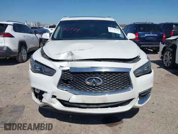 2018 Infiniti QX60 with VIN 5N1DL0MM9JC507884, listed as a IAAI auction lot 41738744 with 109,468 mi miles and . Bid and sale history available at DreamBid. Image 12.