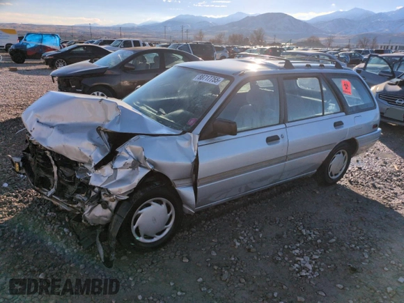 1993 Ford Escort z VIN 1FAPP15J7PW181838, wystawiony jako Copart lot #88717755 z przebiegiem 6 017 mil mil oraz Szkoda całkowita • Salvage title. Historia ofert i sprzedaży dostępna na DreamBid. Obrazek 1.