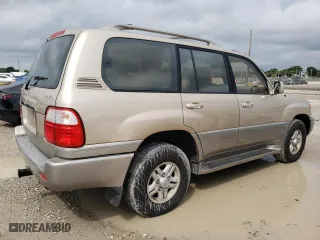 2000 Lexus LX 470 with VIN JT6HT00W5Y0080039, listed as a Copart auction lot 75300064 with 186,828 mi miles and Clean Title. Bid and sale history available at carsss.com. Image 3.