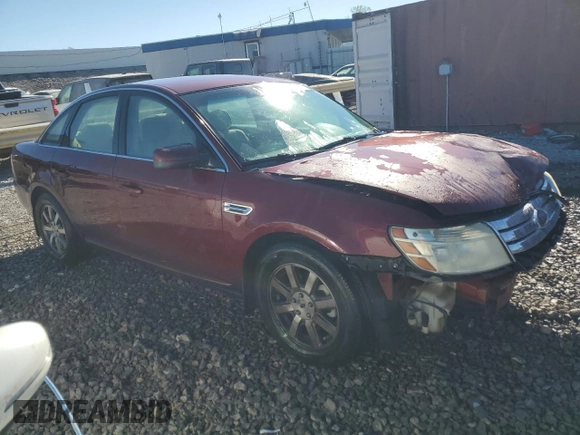 2008 Ford Taurus SEL with VIN 1FAHP24W28G134607, listed as a Copart auction lot 76932034 with 176,029 mi miles and Salvage Title. Bid and sale history available at carsss.com. Image 4.