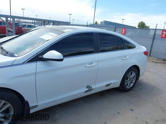 2016 Hyundai Sonata 2.4L with VIN 5NPE24AF6GH353754, listed as a IAAI auction lot 42117960 with 160,383 mi miles and . Bid and sale history available at carsss.com. Image 6.