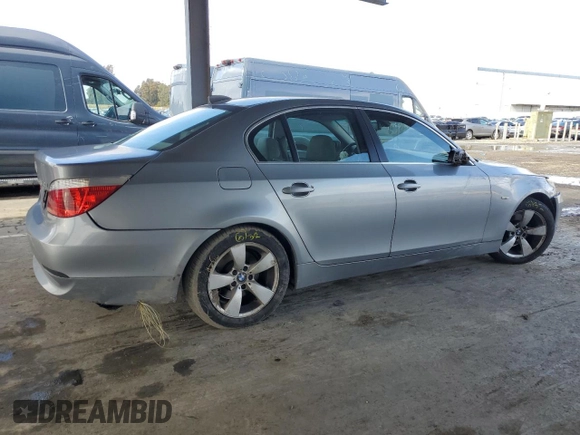 2004 BMW 5 Series 530i with VIN WBANA735X4B808964, listed as a Copart auction lot 49295755 with 143,316 mi miles and Salvage Title. Bid and sale history available at carsss.com. Image 3.