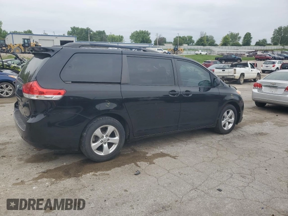2014 Toyota Sienna LE AAS with VIN 5TDKK3DC3ES438508, listed as a Copart auction lot 58335855 with 176,016 mi miles and Salvage title. Bid and sale history available at DreamBid. Image 3.