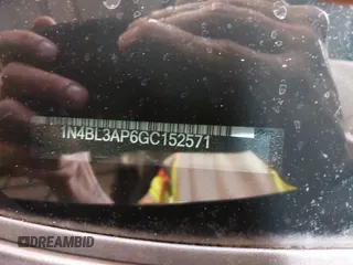 2016 Nissan Altima SL with VIN 1N4BL3AP6GC152571, listed as a IAAI auction lot 42355521 with 48,755 mi miles and . Bid and sale history available at DreamBid. Image 17.