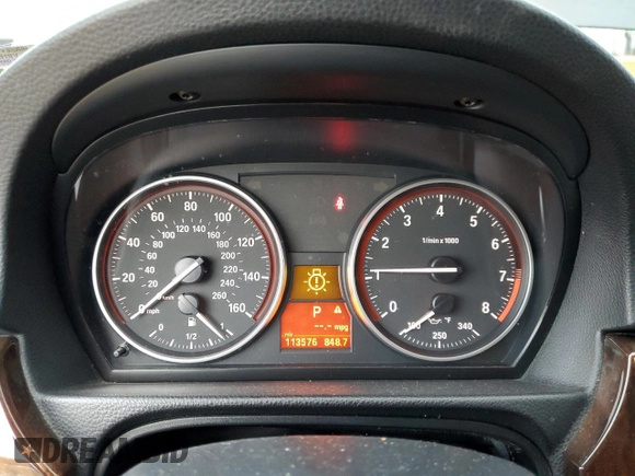2012 BMW 3 Series 328i xDrive with VIN WBAKF5C52CE657608, listed as a Copart auction lot 46778695 with 113,576 mi miles and Salvage Title. Bid and sale history available at carsss.com. Image 9.