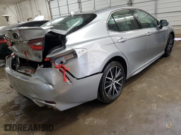 2023 Toyota Camry SE with VIN 4T1G11AK9PU152245, listed as a Copart auction lot 50612965 with 16,552 mi miles and Salvage Title. Bid and sale history available at carsss.com. Image 3.