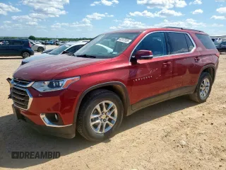 2020 Chevrolet Traverse LT Cloth with VIN 1GNERGKW6LJ289378, listed as a Copart auction lot 63247035 with 100,394 mi miles and Salvage title. Bid and sale history available at DreamBid. Image 1.