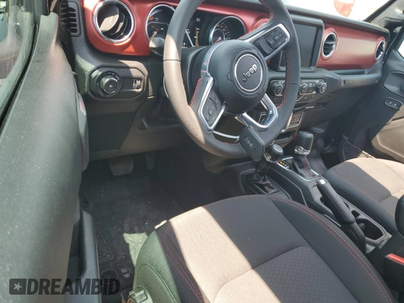 2023 Jeep Wrangler Rubicon с VIN 1C4HJXCG6PW679118, выставлен на аукционе Copart как лот 66469354 с пробегом 5 038 миль миль и Списание • Salvage title. История ставок и продаж доступна на DreamBid. Изображение 8.