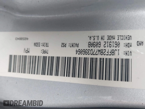 2007 Jeep Patriot Sport с VIN 1J8FF28W77D396064, выставлен на аукционе IAAI как лот 42247274 с пробегом 128 455 миль миль и . История ставок и продаж доступна на DreamBid. Изображение 9.