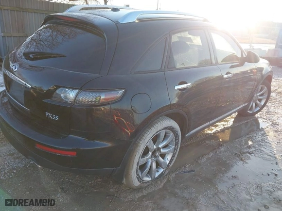 2006 Infiniti FX35 with VIN JNRAS08WX6X210791, listed as a IAAI auction lot 41373422 with 1 mi miles. Bid and sale history available at carsss.com. Image 4.