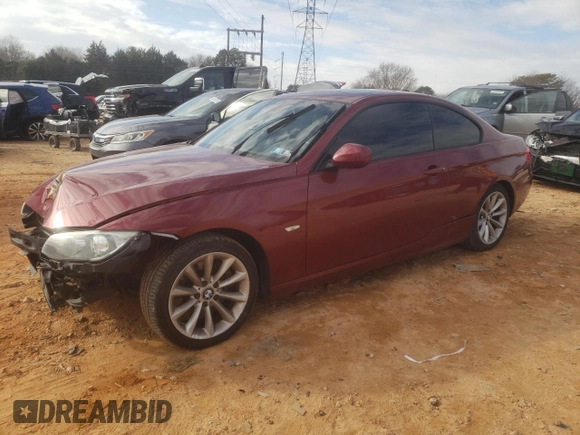 2011 BMW 3 Series 335i xDrive with VIN WBAKF9C54BE247382, listed as a Copart auction lot 89241285 with 79,292 mi miles and Salvage Title. Bid and sale history available at carsss.com. Image 1.