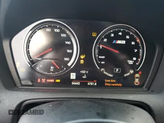 2021 BMW M2 Competition with VIN WBS2U7C06M7H84484, listed as a Copart auction lot 80774584 with 54,442 mi miles and Salvage Title. Bid and sale history available at carsss.com. Image 9.