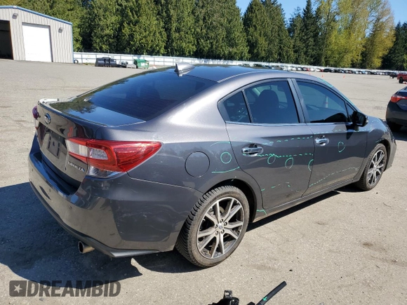 2018 Subaru Impreza Limited with VIN 4S3GKAU69J3624263, listed as a Copart auction lot 53510195 with 98,614 mi miles and Salvage title. Bid and sale history available at DreamBid. Image 3.