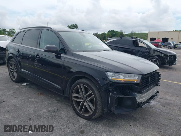 2018 Audi Q7 Prestige with VIN WA1VABF72JD024890, listed as a IAAI auction lot 42464089 with 76,643 mi miles and . Bid and sale history available at DreamBid. Image 1.
