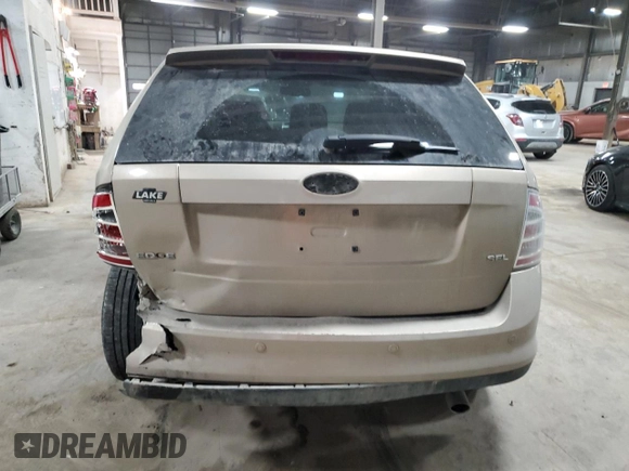 2007 Ford Edge SEL PLUS with VIN 2FMDK39C17BA65079, listed as a Copart auction lot 43958955 with 184,803 mi miles and Salvage Title. Bid and sale history available at carsss.com. Image 6.