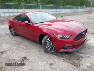 2017 Ford Mustang EcoBoost z VIN 1FA6P8TH2H5322097, wystawiony jako IAAI lot #42132961 z przebiegiem 75 758 mil mil oraz . Historia ofert i sprzedaży dostępna na DreamBid. Obrazek 1.
