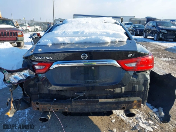 2018 Nissan Maxima SL with VIN 1N4AA6APXJC381054, listed as a IAAI auction lot 41400329 with 276,678 mi miles. Bid and sale history available at carsss.com. Image 16.