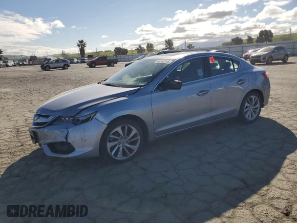 2016 Acura ILX w/Premium Pkg with VIN 19UDE2F74GA011379, listed as a Copart auction lot 48243345 with 121,476 mi miles and Salvage Title. Bid and sale history available at carsss.com. Image 1.