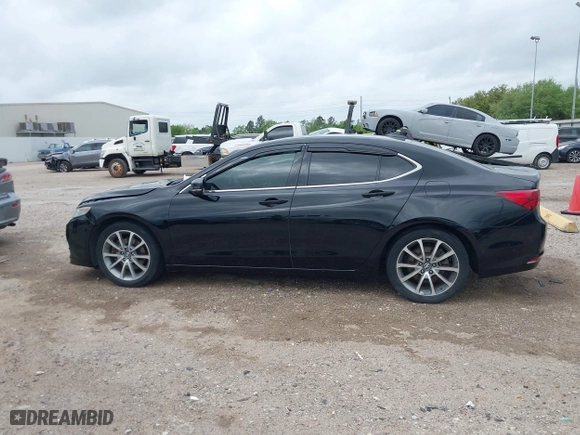2015 Acura TLX V6 Tech with VIN 19UUB2F50FA019114, listed as a IAAI auction lot 41933324 with 108,583 mi miles. Bid and sale history available at carsss.com. Image 14.