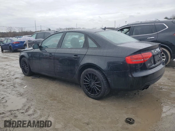 2013 Audi A4 Premium z VIN WAUDFAFL5DA157897, wystawiony jako Copart lot #47592725 z przebiegiem 95 773 mil mil oraz Czysty tytuł • Clean title. Historia ofert i sprzedaży dostępna na DreamBid. Obrazek 2.