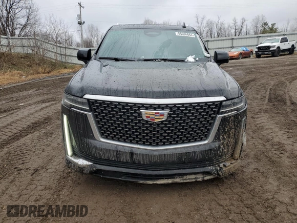2021 Cadillac Escalade Premium Luxury z VIN 1GYS4CKL7MR349089, wystawiony jako Copart lot #85086864 z przebiegiem 63 045 mil mil oraz Szkoda całkowita • Salvage title. Historia ofert i sprzedaży dostępna na DreamBid. Obrazek 5.